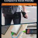 chubbycable Color Block Chubby 240W Short USB C Cable Power Bank Fast Charging Cable Silicone Charger Cord Compatible with iPhone 17-15 Series iPad, Blue+Green, Type-C to Type-C, 0.82FT