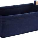 Small Storage Baskets Fabric Storage Bins Basket Soft Storage Baskets Decorative Bins Storage Basket for Cosmetics Makeups Coins Keys Mittens Hats Cards Storage Basket Navy Blue (11.4 x 7.1 x 3.9 Inch (Pack of 1))