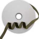 Nylon Velvet Ribbon Single Faced,5/8 Inch X 25Yards Spool (Moss Green)