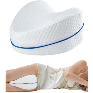 Leg Pillows Foam Support Pillow for Sleeping,Leg Pillow for Sleeping On Side, Memory Foam Pillows, Comfort Knee Pillow for Side Sleepers Pillow for Relief Leg Numbness, Back, Joint, Hip Pain