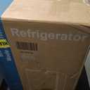 NEWBULIG Mini Fridge with Freezer 3.2 Cu.Ft Small Refrigerator for Office, Dorm, Small Fridge with Adjustable Thermostat, Energy Saving, Single Door, Silver