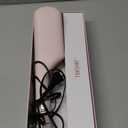 TANSHINE Curling Iron Hair Waver, 1.25 Inch Dual Barrel Barrel Ceramic Hair Crimper for Beach Waves, Ionic Deep Waver Curler with Dual Voltage, Anti-Scald Protection Curling Wand, Adjustable Temp, Pink