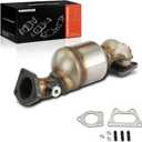 A-Premium Front Exhaust Manifold Catalytic Converter Kit Direct-Fit Compatible with Honda Accord, Pilot, Odyssey, Ridgeline & Acura MDX, TL, RL & Saturn Vue, 3.0L 3.2L 3.5L 3.7L, EPA Compliant