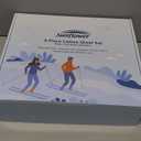 sunflower Extra Deep Pocket Queen Sheet Sets Fits 18"-24" in Deep Mattress -100% Cotton Queen Sheet Set, Blue Bloom Hotel Luxury Soft Breathable Sheet Sets for Queen Bed Deep Pocket