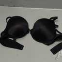 Push Up Thick Padded Plunge Underwire T Shirt Lace Bra Lift Support for Women Add One Cup Size 36B
