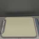 Stainless Steel Cutting Board for Kitchen, 2-in-1 Double-Sided Chopping Board, Food Grade Stainless Steel/PP, Easy to Clean, Large Size, Non-Slip, 1611