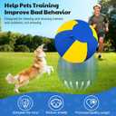 Happypaw 3.0 Upgrade 18'' Herding Ball for Dogs Enhanced Chew Resistance & Heavy-Duty Material, Dog Toy Agility Equipment for Australian Shepherds, Collies, Includes 5 Repair Patches