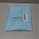 Mens Short Sleeve Dress Shirts Business Casual Button Down Shirt Summer Beach Wedding Untucked Shirts with Pocket (Blue, S)