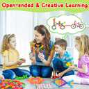 Kids Building STEM Toys for 3 4 5 6+ Year Old Boy Girl Birthday Easter Gift, 300PCS Educational Interlocking Discs Building Blocks for Kids Ages 3-5 4-8 5-7 Preschool Manipulatives Classroom Must Have