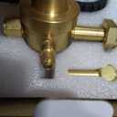 Nitrogen Regulator 0-600PSI CGA580 Inlet, 1/4-Inch Male Flare Outlet Connection,Heavy-Duty Handle,Self-reseating Relief Valve,Nitrogen Tank Regulator
