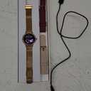 Smart watch for Women (Answer/Make Calls),1.27 Inch Round Smartwatch with 100+ sports modes, Heart Rate/Sleep Monitor Pedometer IP68 Waterproof Activity Fitness Watch for iPhone Android, Rose Gold