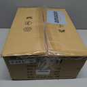 36.2inch 5-Light Kitchen Island Lighting, Dining Room Lights Modern Farmhouse Chandelier with Clear Glass Shade, Modern Rustic Black and Gold Metal Chandelier, Kitchen Pendant Light Fixtures (Brown)