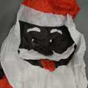 Outsunny 7.9' Christmas Inflatables Snowman with Branch Hands, Blow-Up Outdoor Christmas Decorations with Rotating Colorful LED Light for Lawn Garden Party