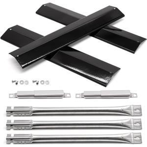 Grill Parts for Oklahoma Joes Longhorn Combo Charcoal/Gas Smoker 15202029 12201767 14201767 16202046 18202083, 1767054 Heat Tent 1767017 Burner Carryover Tube, Oklahoma Joe Smoker Accessories