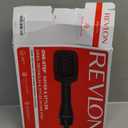 REVLON One-Step Hair Dryer and Styler, All-in-One Detangling and Straightener Brush for Salon-Quality Smooth, Straight Hair, More Shine and Less Frizz, Black (1 Count (Pack of 1))