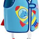 Pottwal Swim Vest for Kids - Swim Jacket for 1-2 Years (24-33LBS) - Buoyancy Aid Made of Neoprene & EPE - with Adjustable Crotch Strap