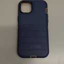 OtterBox iPhone 15 Plus & iPhone 14 Plus (Only) - Defender Series Case - Blue Suede Shoes - Case Only - Screenless - Rugged & Durable - with Port Protection - Microbial Defense Protection