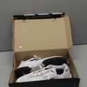 adidas Men's Gamecourt 2 Tennis Shoes (9, White/Core Black/White)