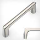 Amerdeco 10 Pack Brushed Satin Nickel Cabinet Pulls 3 Inch(76MM) Hole Centers Kitchen Cabinet Handles Hardware Kitchen Handles for Cabinets Cupboard Handles Drawer Pulls ZH0041
