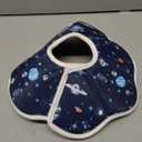 Soft Cat Cone, Adjustable Recovery Collar After Surgery to Prevent Licking Wound, Protective Cat Neck Cone, Comfortable Pet Elizabethan Collar for Cats Kittens and Puppies (M) (M (Neck: 8.5-11.6 in), Planet Pattern)