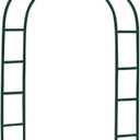 Newsmarts 7.9Ft Metal Garden Arch Army Green Garden Arbor for Climbing Plant Outdoor Wedding Party (1 PCS)