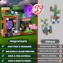 300PCS Magnetic Blocks - Magnetic Building Blocks Cubes Adventurer, Magnet Toys for Kids Age 3+, Toy Building Set for Kids, Magnets Stacking Construction Birthday Gifts for Boys Girls Age 4-8, 8-12