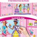 Imagimake DIY Magnetic Dress-Up Princess |Pretend Play Magnetic Toys for Kids | 30 Magnetic Dresses & Accessories | Interchange & Create Unlimited Outfits | Birthday Gift for 3,4,5,6,7,8 Year Old Girl