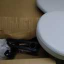 BUBHA Ergonomic Criss Cross Chair, Meditation Chair with Reclining Backrest & Adjustable Height, Cross Legged Office Chair with Wheels, Wide Kneeling Chair Leg Rest, ADHD Desk & Yoga Seat (Grey)