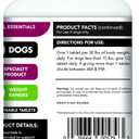 VetriScience Kidney Health Chewable Tablets for Dogs - Renal Essentials Support Supplement with Astragalus, Rehmannia, Nettle Seed & Cordyceps, Urinary & Renal Support, Smoke Flavor, 60 Ct