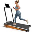Walking Pad Treadmill for Home, Walking Pad with Incline and Handle Bar | Sturdy Foldable Handles Under Desk Walking Pad for office with Remote, Quiet Portable Treadmill for Calorie burning at home