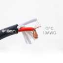 Professional OFC Speakon to Speakon Speaker Cables,3M/10 Feet, 13 Gauge, 2 Conductor, Male to Male, 3M(9.9FT)