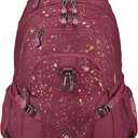 High Sierra Loop Backpack, Travel, or Work Bookbag with tablet sleeve, One Size, Copper Splatter/Maroon