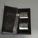 Finger Guards for Cutting Food, Protects Womens Fingers and Nails, Ideal Gift for Her, Mom or Wife, 2 Stainless Steel Finger Protectors with Herb Stripper, Adjustable Size (Silver)