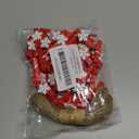 50PCS Christmas Wooden Clothespins, Mini Snowflake Photo Clips, Mini Wooden Pegs with 10 Meters Jute Twine for Hanging Christmas Cards Photo Paper Crafts