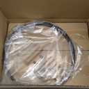 Black Flush Mount Ceiling Light Fixture, 4-Light Farmhouse Semi Flush Mount Ceiling Light, Industrial Metal Chandelier Ceiling Lamp for Dining Room Hallway Entryway Kitchen, E26 Socket