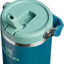 STANLEY IceFlow 2.0 Flip Straw Tumbler with Handle 30 oz | Twist On Lid and Flip Up Straw | Leak Resistant Water Bottle | Insulated Stainless Steel | BPA-Free | Coastal Teal