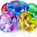 MARFOREVER 38 Pcs Pool Toys, 36 Diving Gems for Kids Colorful Sinking Diving Gems Assorted Crystals Gems with 2 Pirate Treasure Chest Boxes Mesh Bag for Boys Girls Swimming Beach Bathroom Water Toys