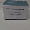 Cordless Electric Lunch Box for Adults, 18000mAh Rechargeable Portable Self-Heating Lunch Box Food Warmer, 1.5L(6 Cups) Container for Outdoor, Work, Office, Camping, TravelBlueBlack (Large)