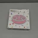 Kids Original Snack Spinner Bundle - Reusable Snack Container with 5 Compartment Dispenser and Lid | BPA and PVC Free | Dishwasher Safe | No Spill, Leakproof,for Toddlers,School (Blue)