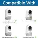 HOLACA Flexible Twist Mount for Hellobaby HB6550/HB65/HB66/HB248, Blemil Baby BL9052-2,JUAN2215 and VTimes302 Baby Monitor Camera Stand Bracket for Crib Without Tools or Wall Damage(Twist Mount)