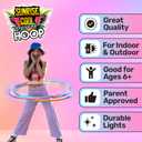 KESS Light-Up Designer Hoop - 12 Pack: Made with a Fashionable mesh to Create a Cool Look and Functional Grip and Light-up Technology That Allows for Colorful Play with Enhanced Visual Effects