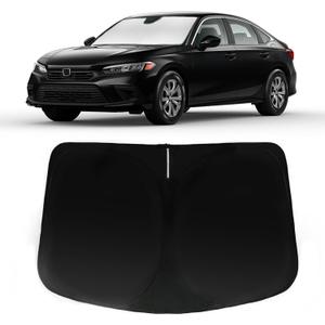 Windshield Sun Shade for Honda Civic 2016-2021, Car Front Window Sunshade with 240T Sun Visor Protector Blocks UV Rays Heat Sun Shield Accessories