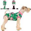 Aimydog Recovery Suit for Dogs After Surgery,Female Male Dog Onesie for Spay Neuter,Substitute E-Collar & Cone,Anti-Licking Breathable Onesie for Small Medium Large Dogs