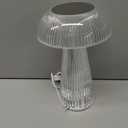 Crystal Mushroom Touch Lamp Multicolor LED Mood Light