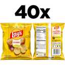 Lay's Potato Chips, Classic, 1 Ounce (Pack of 40) (EXP 08/11/26)