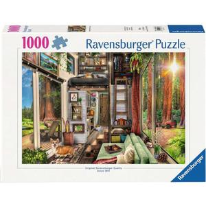 Ravensburger Redwood Forest Tiny House 1000 Piece Jigsaw Puzzle for Adults - 12000634 - Handcrafted Tooling, Made in Germany, Every Piece Fits Together Perfectly