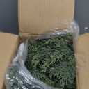 Cedar Christmas Garland with Lights for Mantle - Decorations 9ft Realistic Lighted Faux Pine Garlands for Xmas Home Decoration Indoor Stairs Railing Fireplace Outdoor 9 ft Prelit Garland Door Decor