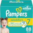 Pampers Baby Diapers - Swaddlers - Size 7, 88 Count, Ultra Absorbent Disposable Infant Diaper