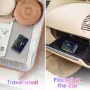 Dental Floss Portable Case, Easy to Store Floss Picks of Various Sizes, Portable Dental Floss Dispenser is Perfect for Travelling, Hotels, Dinners, Appointments.Floral 3 Piece