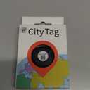 Ultra-Thin Air Tag 0.07in Wallet Tracker (Both iOS and Android) IP68 Bluetooth GPS Tracker for Bags Passport Works with Apple Find My (Apple MFi Certified) & Google Find My Device - Wireless Charging